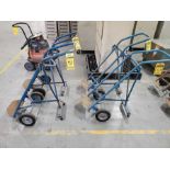 (4) 3-WHEEL BOTTLE CARTS