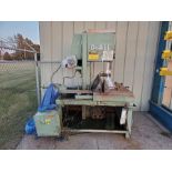 DOALL VERTICAL BAND SAW, MODEL U-1421, 172'' BAND LENGTH, HYDRAULIC, 15'' THROAT, DUAL MATERIAL