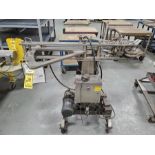 CUSTOM STAINLESS STEEL HYDRAULIC TUBE BENDER, VARIOUS CAPACITIES, (3) SPARE SHELVES, FOOTSWITCH