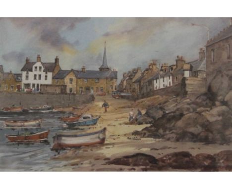 HARRY F MCGREGOR, Stonehaven Harbour, limited edition print, numbered 190/850, signed in pencil to margin, framed and glazed.