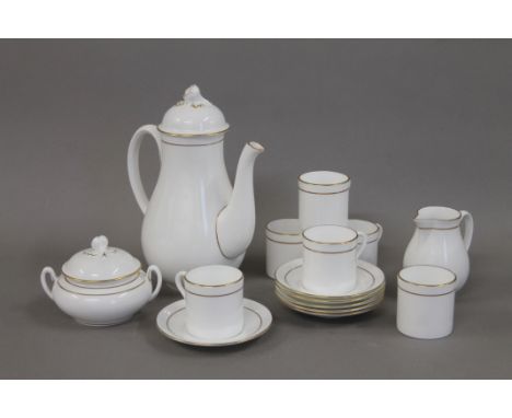A Royal Worcester Contessa pattern coffee set.
