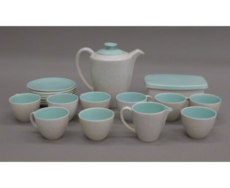 A Poole pottery tea set.