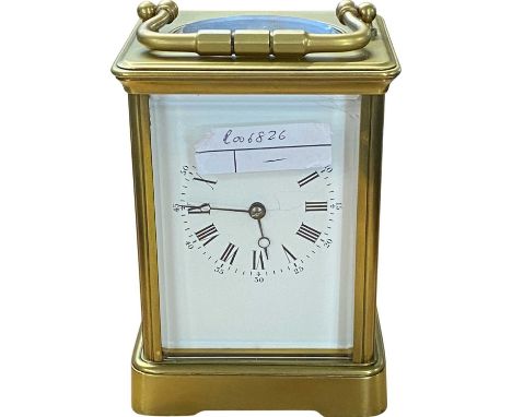 Brass carriage clock