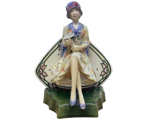 A Kevin Francis ceramic model of Charlotte Rhead, modelled by Andy Moss in a limited edition of 950, this is number 883, prod