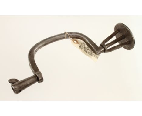 A small early two bar cage head brace with 3" sweep G+