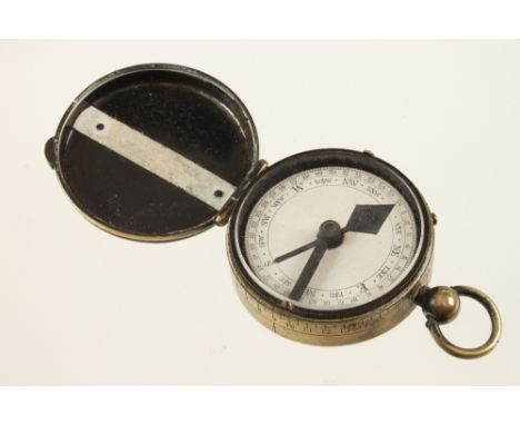 A brass cased Verner Compass by J.H.STEWARD Patent 2344 (Jay Gaynor collection) G+