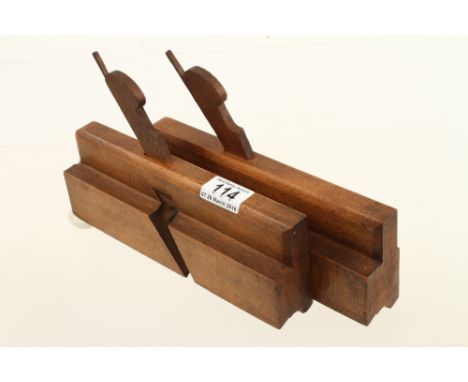 A pair of 5/8" sash planes by COPLEY marked 1&2 G++