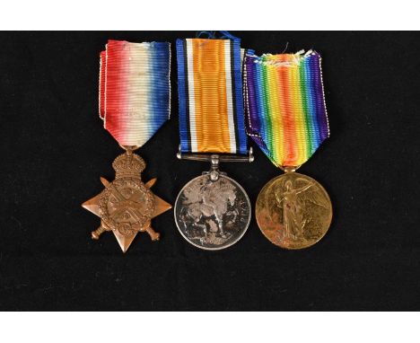 2nd Battalion Welsh Regiment, WWI British Mon-Star Trio, awarded to 6098 Private Edward Rees, as Rees was in the Boar War and