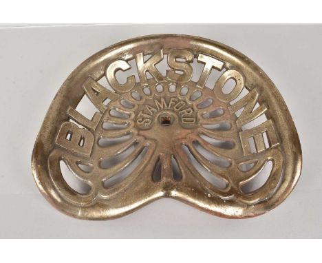 A Vintage Blackstone of Stamford Tractor Seat, of pierced design