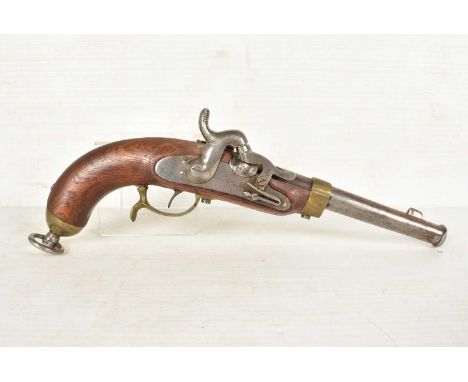 SALEROOM ANNOUNCEMENT - this is a reproduction/wall hanger pistolA Unit marked Continental Potsdam Percussion Cap Pistol, mar