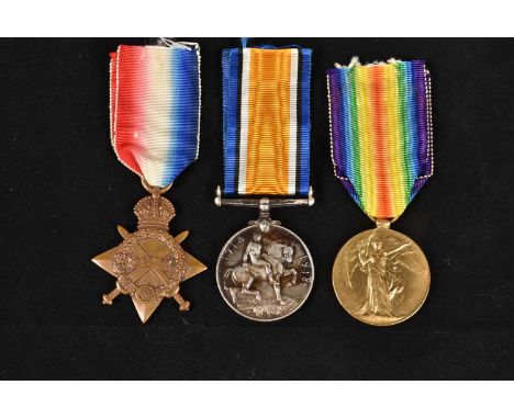 8th Battalion (Service) Battalion South Wales Borderers, WWI British Trio, awarded to 15745 Private Morgan Morgan, 1917 while