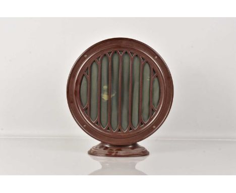 A British Thomson-Houston Co Ltd Type E Loud Speaker, in brown