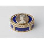 Louis XVI. Goldemaille-Tabatière à Miniature