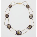 Collier mit römischen Mikromosaiken