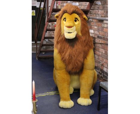 A LARGE 5 FOOT HIGH MODEL OF DISNEY SIMBA PRIDE FROM THE LION KING (50 ONLY EVER MADE FOR A PROMOTIONAL ITEM)