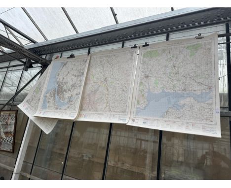 A COLLECTION OF 36 ONE INCH TO ONE MILE ORDNANCE SURVEY MAPS