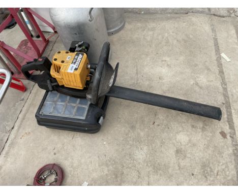 A PARTNER PETROL HEDGE TRIMMER AND A TOOL BOX