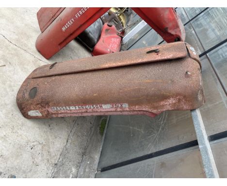 A VINTAGE MASSEY FERGUSON 35X TRACTOR BONNET