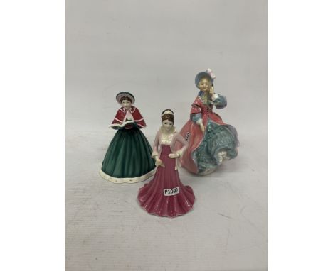 TWO ROYAL DOULTON FIGURINES - SPRING MORNING AND FROM THE TWELVE DAYS OF CHRISTMAS SERIES - ON THE FIRST DAY OF CHRISTMAS TOG