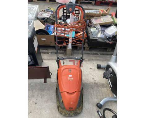 AN ELECTRIC FLYMO HOVER COMPACT 330 MOWER