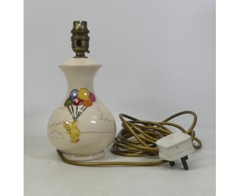 Moorcroft Nursery Lamp With Teddy And Balloons Design- Possible Trial Piece