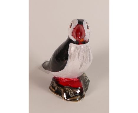 Anita Harris Model Of A Puffin Reactive Glazes &amp; Enamel H:134cm Gold Signed