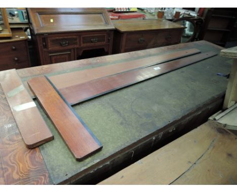Two vintage draughtsman's squares