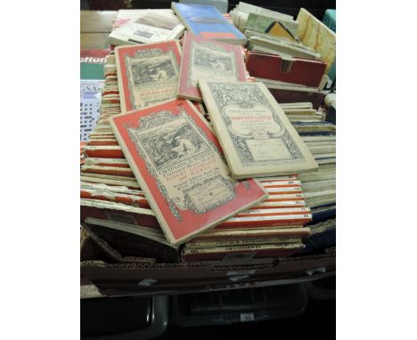 A selection of early 20th century ordnance survey maps and guides lot's of local area interest including Bartholomews and Sta