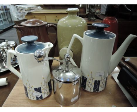 A Beswick Apollo tea and coffee pot coffee grinder and similar