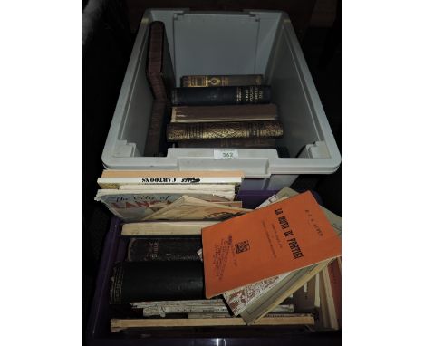 A selection of vintage volumes and reference books including Italian interest