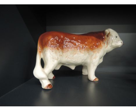 A Staffordshire ceramic shop display study, Hereford Bull