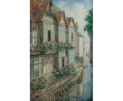 ***S. J. (Toby) Nash (1891-1960) - Watercolour - The Weavers, Canterbury, 18.25ins x 11.5ins, in gilt frame and glazedConditi