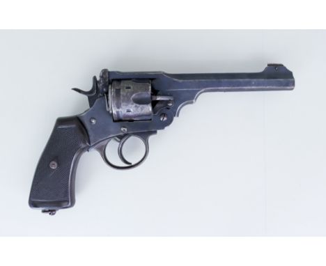 A De-Activated Webley MK VI Revolver, Serial No. 162334, calibre .455, (1915), 8ins blued steel, blued steel action, composit