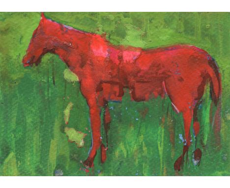 
	
		Richard Twose
		Red Horse III, 2023
		Ink and bleach on paper
		Signed on Verso
		10 x 15cm (3¾ x 5¾ in.)
		About
		Rich