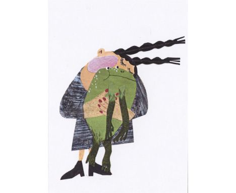 
	
		Anna Tenenbaum
		Girl &amp; Frog, 2023
		Digital Painting of Paper collage
		Signed on Verso
		10 x 15cm (3¾ x 5¾ in.)
	