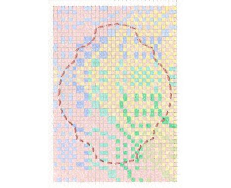 
	
		Cecilia Charlton
		Woven Portal (Portal 1), 2023
		Pencil, coloured pencil and cotton thread on paper
		Signed on Verso
