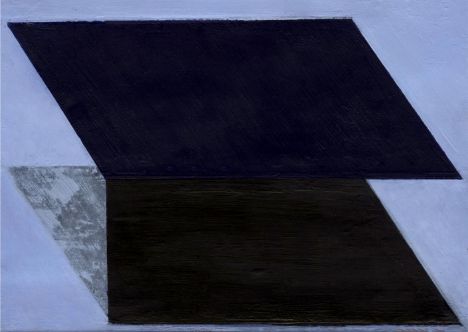 
	
		Sinéad Rice
		Geometric Study In Black + Blue II (1), 2023
		Oil on paper
		Signed on Verso
		10 x 15cm (3¾ x 5¾ in.)
		