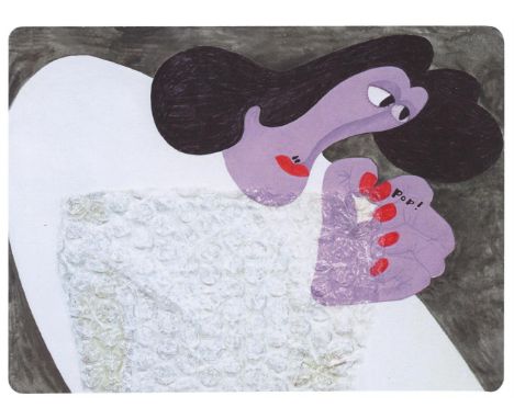 
	
		Anna Tenenbaum
		Meditation, 2023
		Digital Painting of Paper collage, gouache, bubble wrap
		Signed on Verso
		10 x 15c
