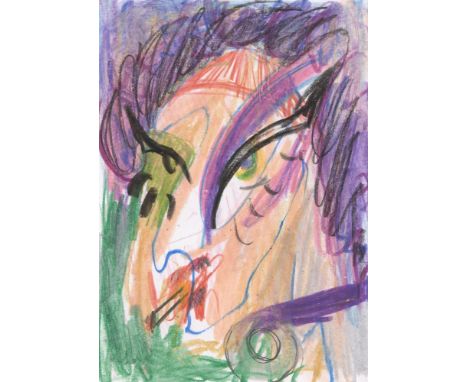 
	
		Sevina Tzanou, 
		Portrait, 2023
		Colour pencils on paper
		Signed on Verso
		10 x 15cm (3¾ x 5¾ in.)
		About
		Sevina 