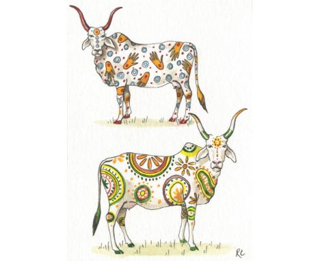 
	
		Rebecca Campbell
		It's That Holi Time of Year, 2023
		Pen and watercolour on paper
		Signed on Verso 
		10 x 15cm (3¾ x
