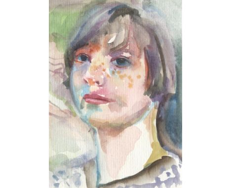 
	
		Ruth Murray
		Anna, 2023
		Watercolour on paper
		Signed on Verso
		10 x 15cm (3¾ x 5¾ in.)
		About
		Ruth graduated fro