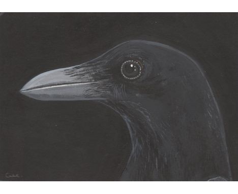 
	
		Christopher Gee
		Crow at Night, 2023
		Acrylic on paper
		Signed on Verso
		10 x 15cm (3¾ x 5¾ in.)
		About
		Christoph