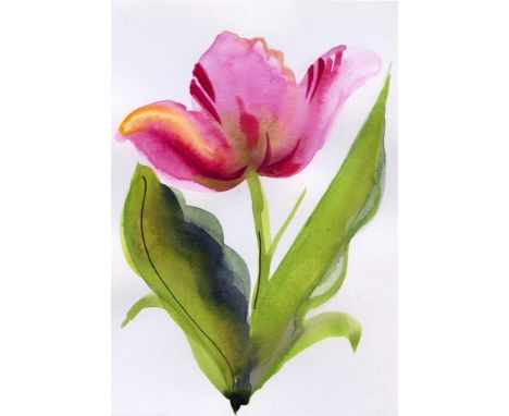 
	
		Annabel Fairfax
		Pink Parrot Tulip, 2023
		Watercolour on paper
		Signed on Verso
		10 x 15cm (3¾ x 5¾ in.)
		About
		A