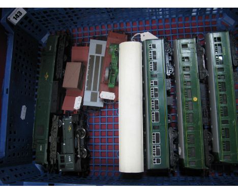 A Quantity of 'OO' Model Railway Locomotives and Rolling Stock by Triang, Hornby and Others, including Diesel D6830, 0-4-0  D