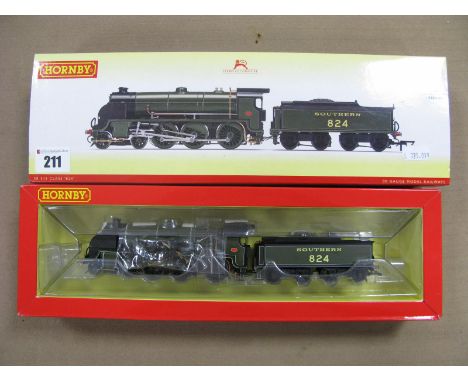 A Hornby 'OO' No R3327 Southern Rail 4-6-0 Saint Class R/No 824, DCC Ready, boxed.