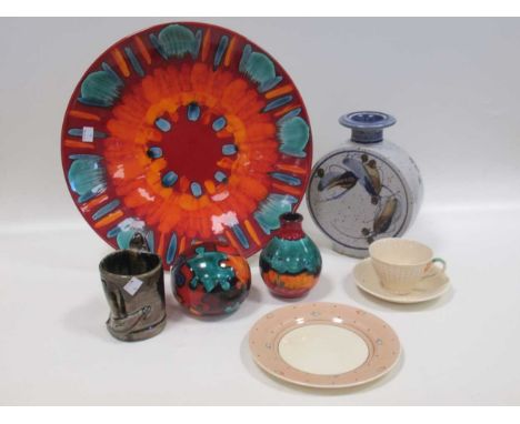 A collection of Clarice Cliff and Poole potteryThe majority of the Poole Pottery is in a clean and intact condition. However,