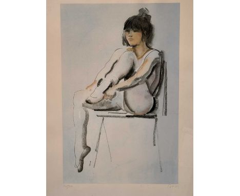 Donald Hamilton Fraser (British, 1929-2009) Seated Femalesigned in pencil lower rightlithograph - numbered edition 148/200bli