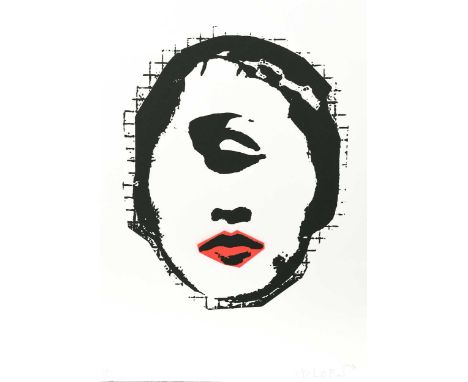 § Luke Price AKA Cyclops (1965-) Untitled Cyclopssigned 'CYCLOPS' (lower right); numbered 60/66screenprint with airbrush, unf