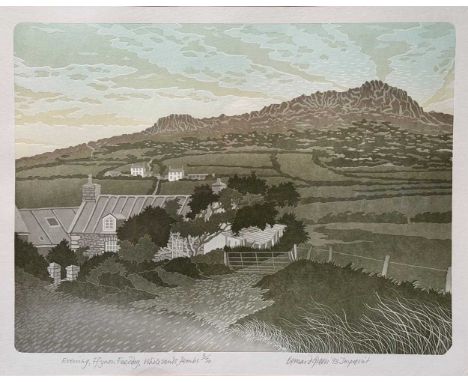 Bernard Green (British, 1931-1998) Aber-Eiddy, Pembrokeshiresigned in pencil and dated lower right 19(82)lithograph - numbere