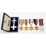 A Distinguished Service Cross and second award bar group attributed to a Royal Navy officer who
